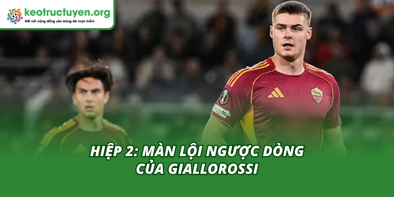 Hiệp 2 của trận đấu AS Roma vs Udinese 10/11