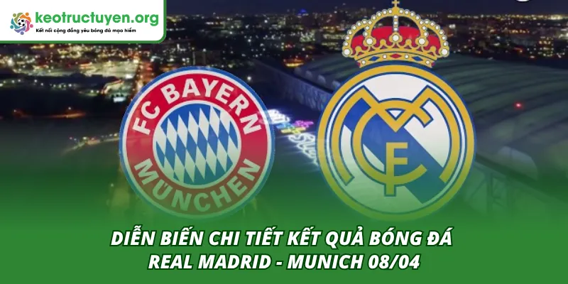 Diễn biến toàn bộ trận đấu Real Madrid - Munich 08/04